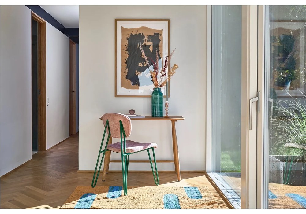 Stół z drewna dębowego 44.5x100 cm Bodo – Villa Collection