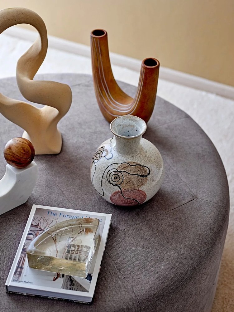 Biały kamionkowy wazon Bloomingville Irini, wys. 22,5 cm