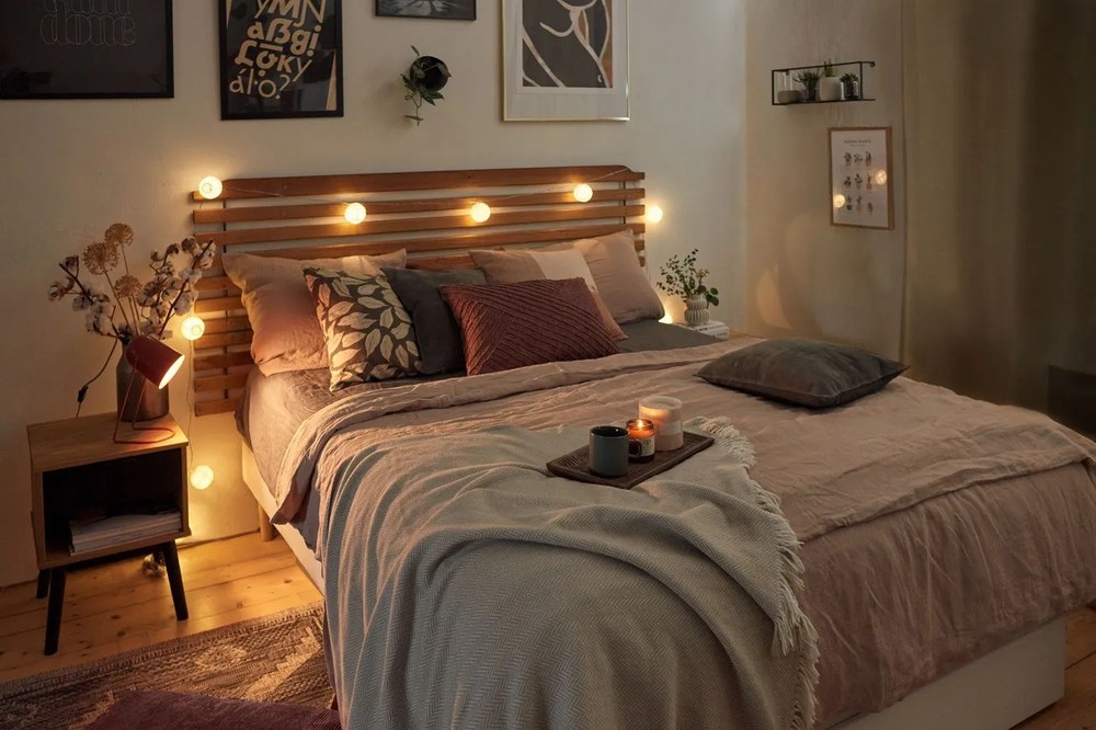 Ciemnoszare elastyczne prześcieradło lniane Linen Tales, 180x200 cm