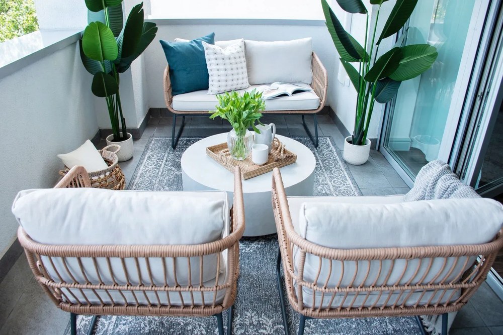 Sofa ogrodowa ze sztucznego rattanu Bonami Essentials Vistdal