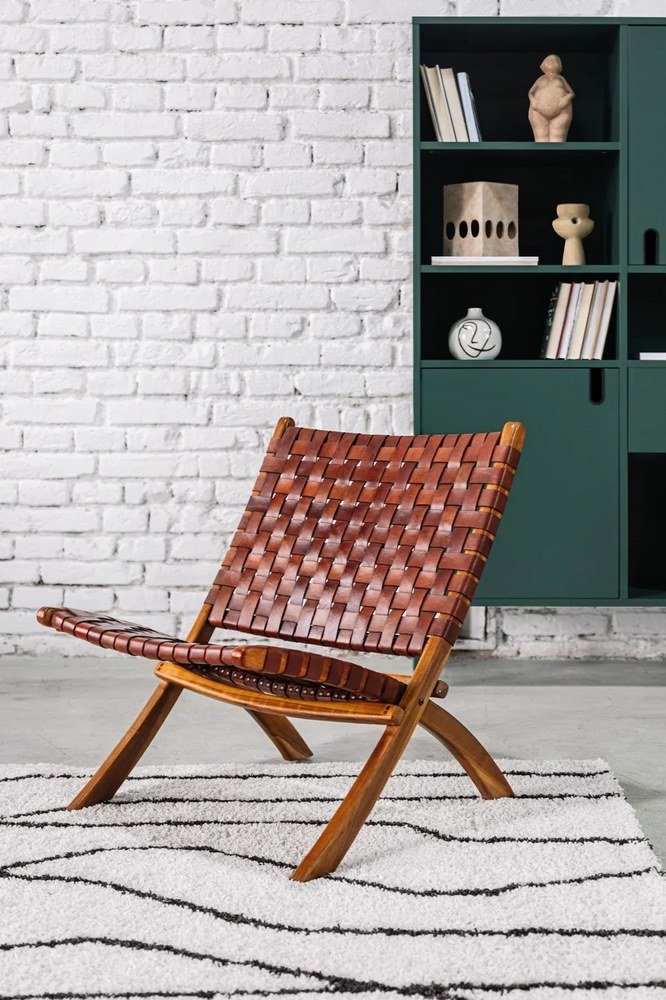 Brązowa figurka z terakoty Bloomingville Sidsel, wys. 25 cm