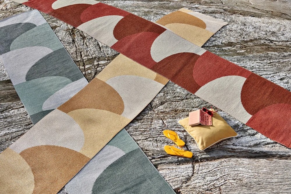 Ceglasty chodnik odpowiedni na zewnątrz 70x270 cm Hill Brick Rust – Pappelina