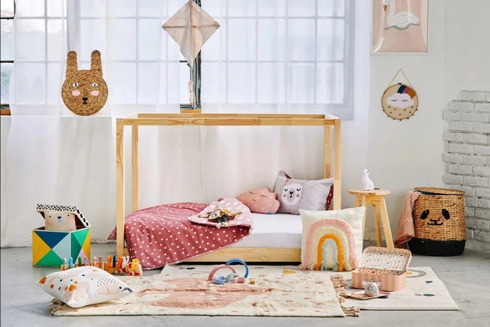 Plakat ścienny w białej ramie Bloomingville Mini Xander Swan, 45x65 cm