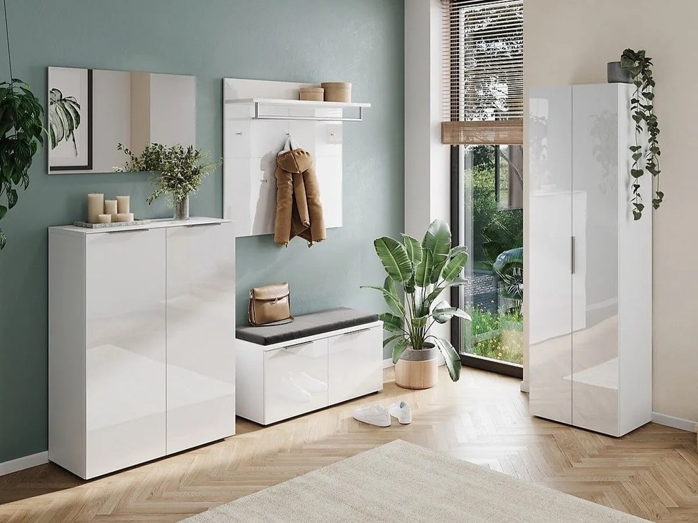 Biała szafa 59x197 cm Genova – Germania