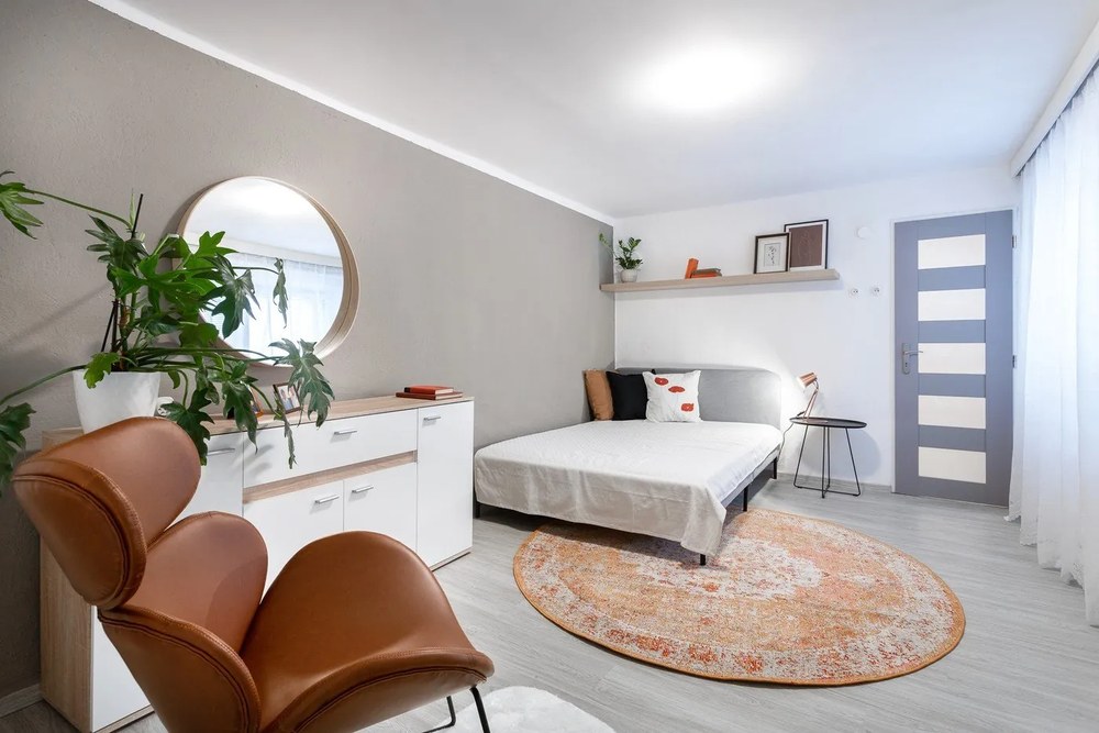 Biała lampa sufitowa LED Trio Putz II, średnica 27 cm