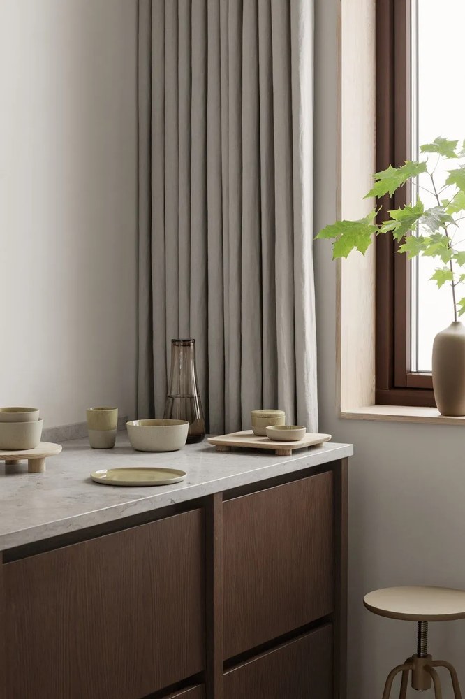 Beżowy ceramiczny kubek Blomus Sablo, 250 ml