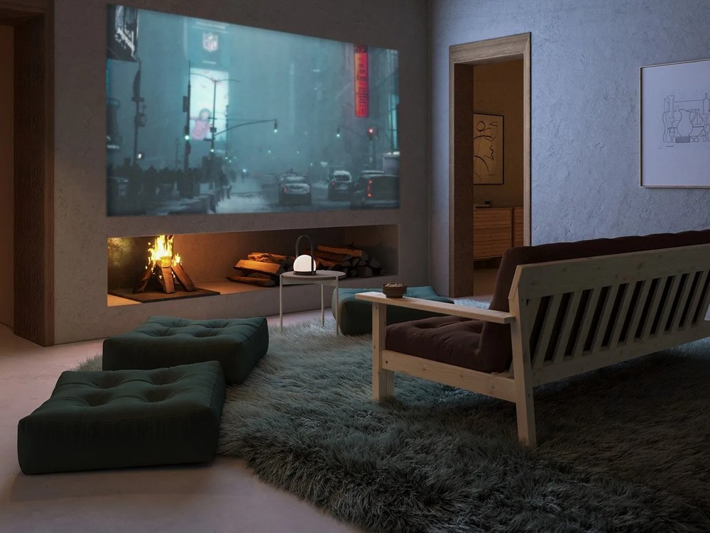 Sztruksowy puf Karup Design More Seaweed