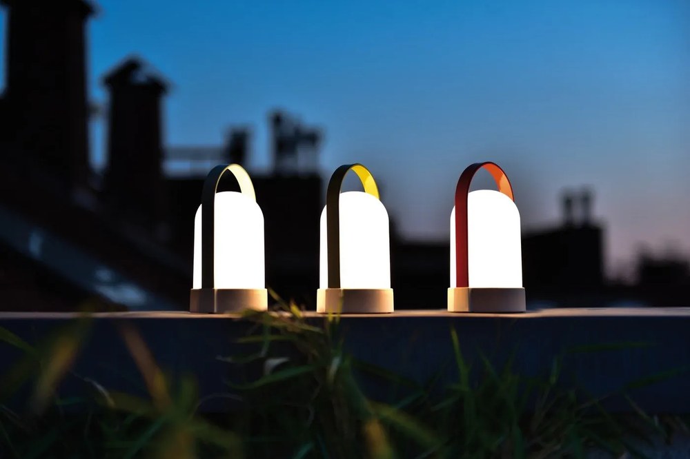 Biała lampa stołowa LED ze ściemniaczem (wysokość 15 cm) Uri – Remember