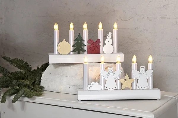 Biała świąteczna dekoracja świetlna Julia – Star Trading