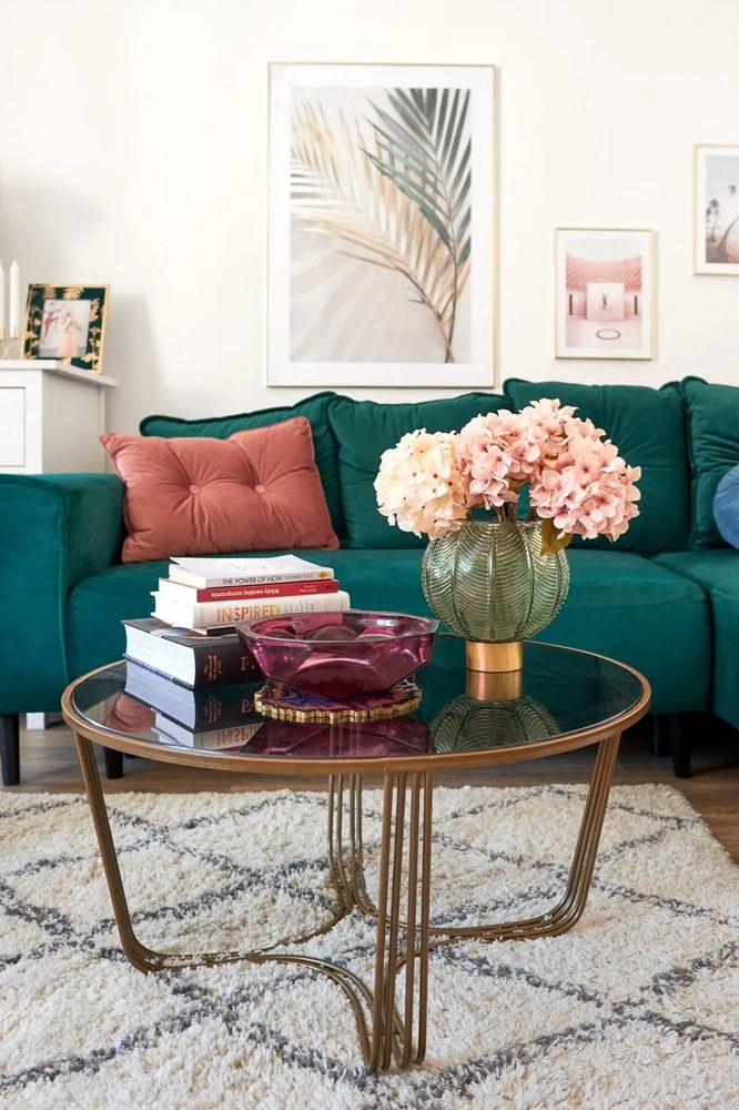 Zielony wazon szklany Bloomingville