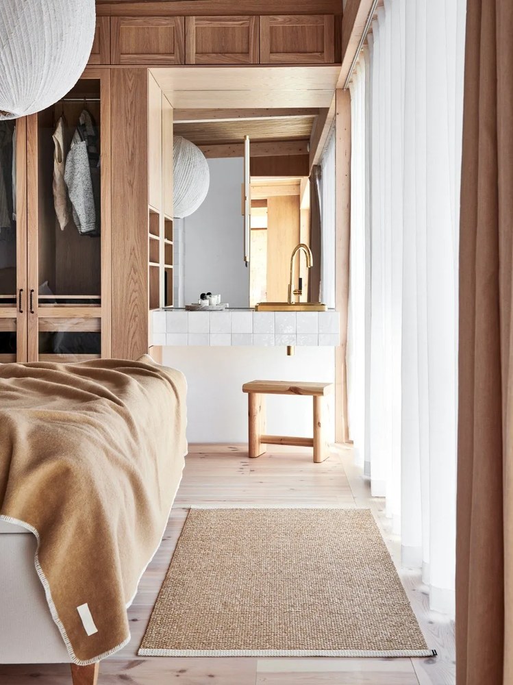 Beżowy chodnik odpowiedni na zewnątrz 60x150 cm Mono Light Nougat – Pappelina