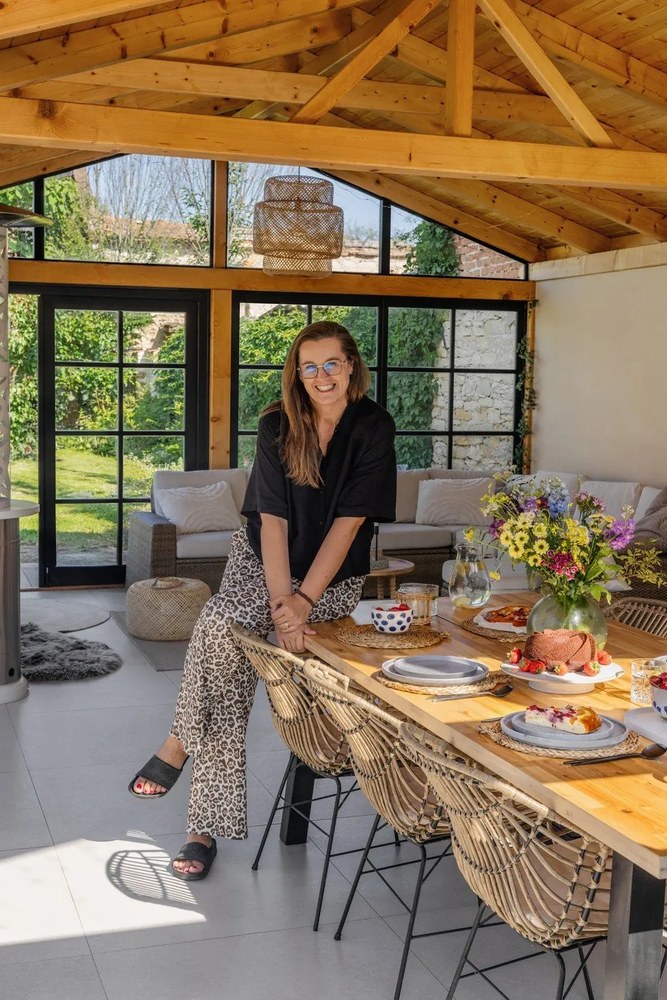 Zielony szklany wazon Hübsch Sole, wys. 20 cm