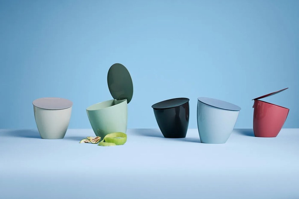 Czarny pojemnik na odpadki organiczne 2,2 l Nordic black – Mepal