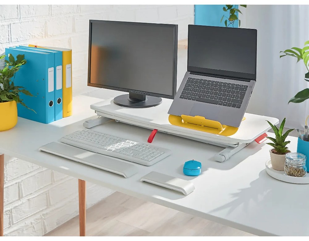 Regulowana podstawka pod laptopa ERGO Cosy – Leitz