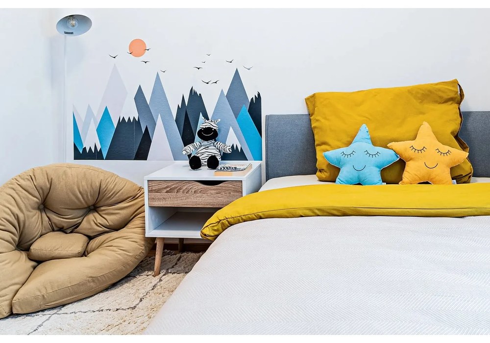 Naklejka ścienna Ambiance Giant Kid Sticker Scandinavian Mountains Parka