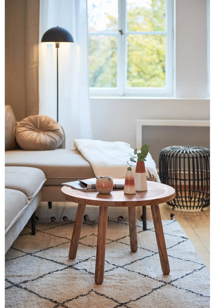 Beżowa narożna aksamitna sofa prawostronna Cosmopolitan Design Vienna