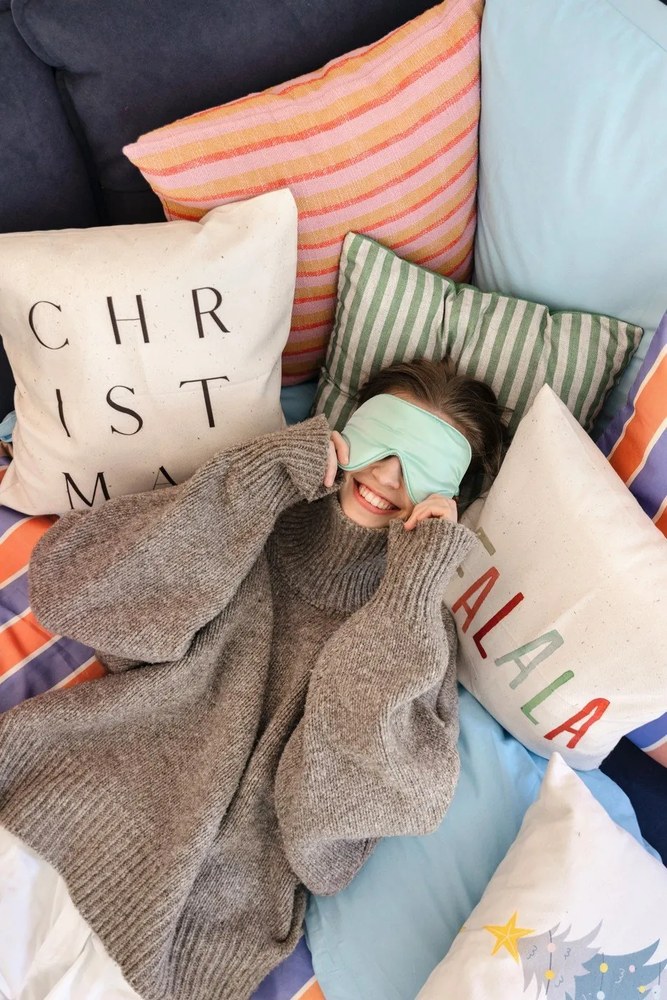 Błękitna bawełniana pościel dwuosobowa Bonami Selection, 200x220 cm