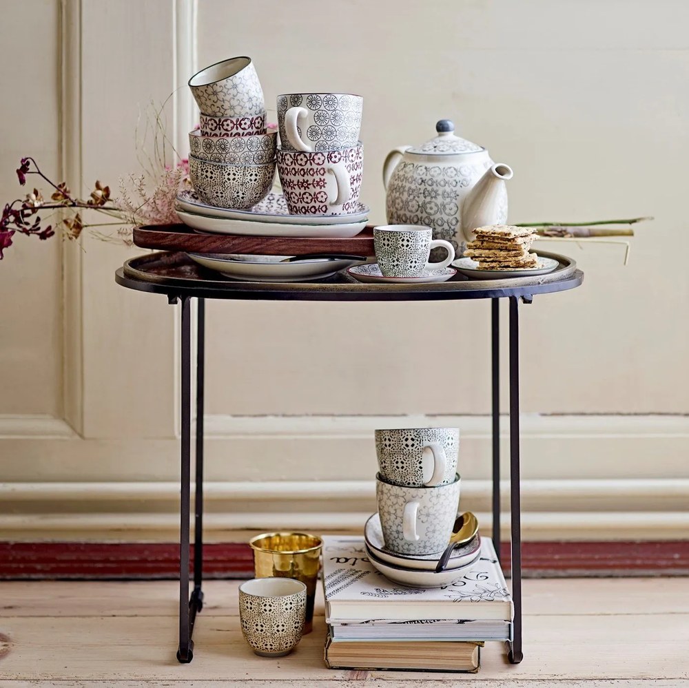 Zestaw 4 kubków ceramicznych Bloomingville Karine Mugs