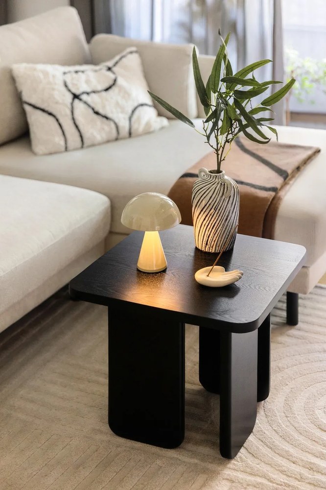 Czarny stolik Teulat Arq