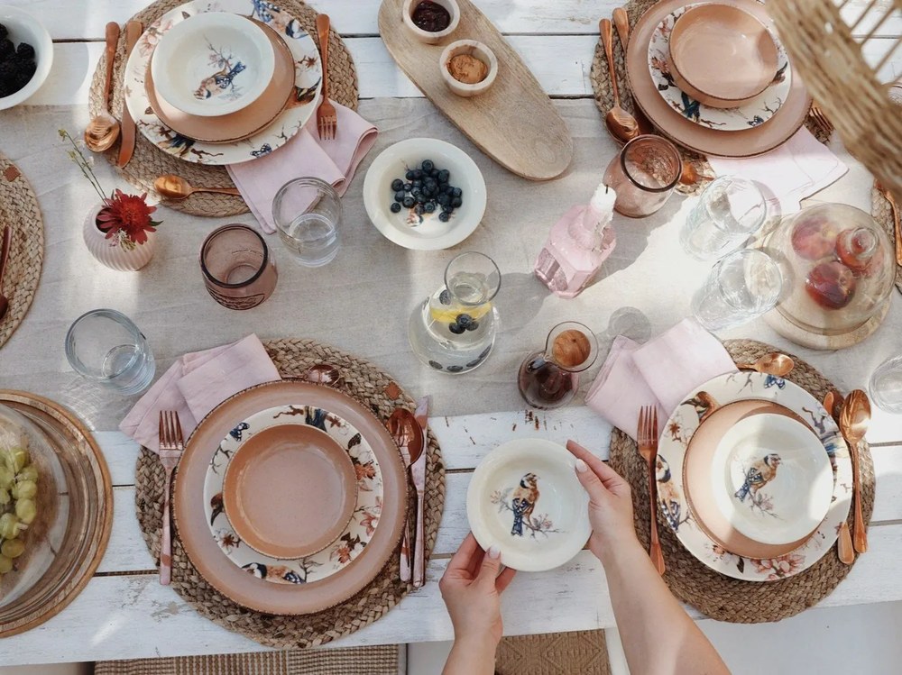 Mata stołowa z juty Södahl, ø 35 cm