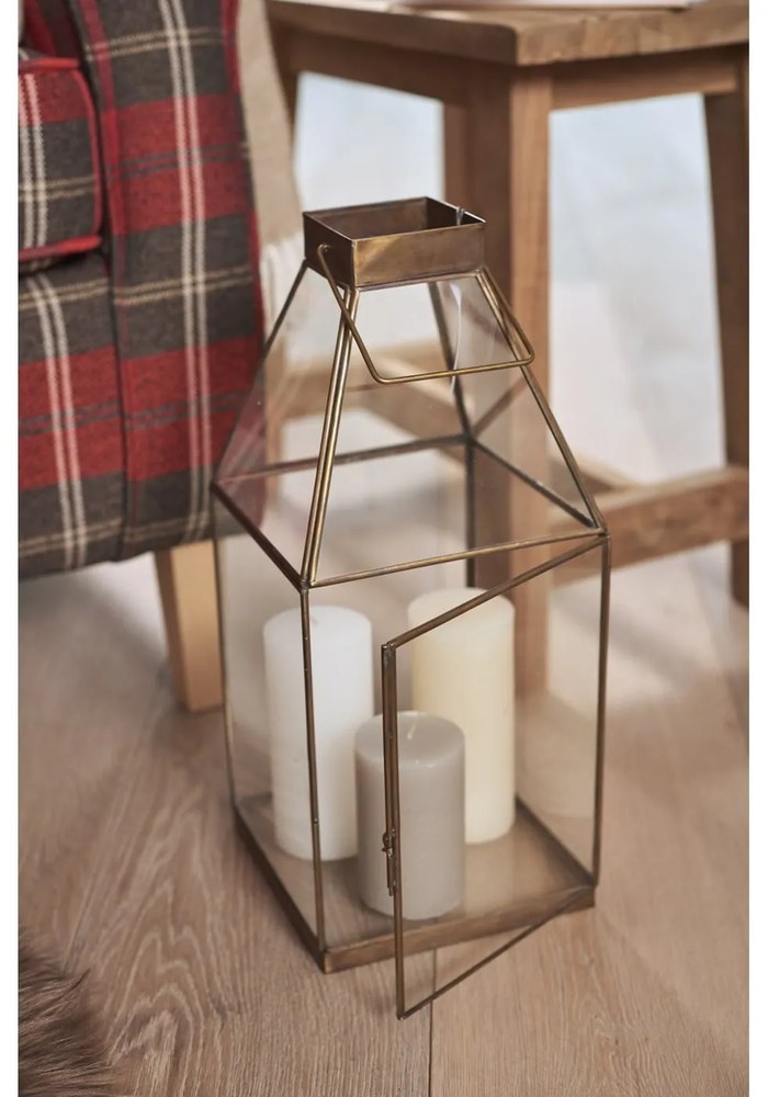 Brązowa świeczka Rustic candles by Ego dekor Rust, 38 h