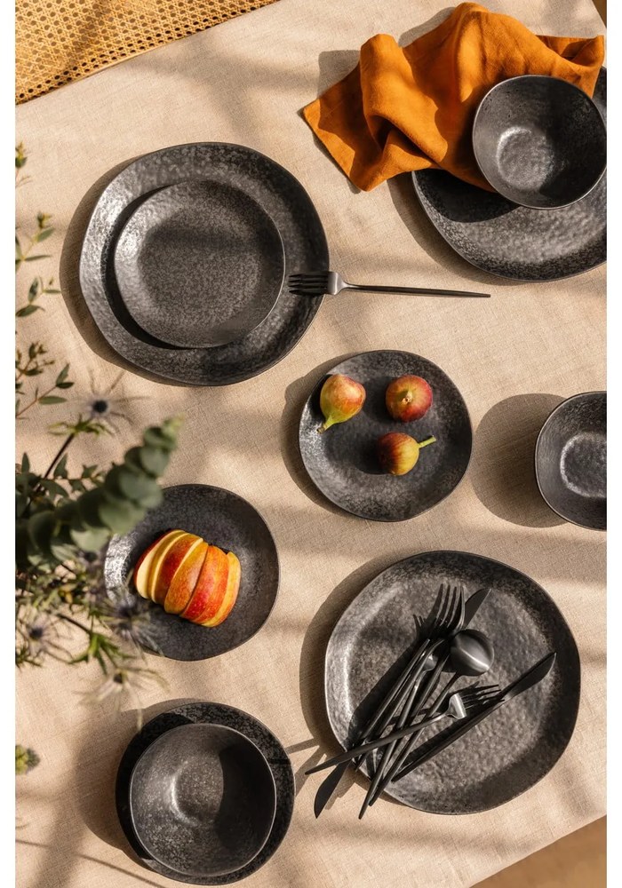 Kamionkowy zestaw talerzy 18 szt. Dark Moon – Bonami Selection