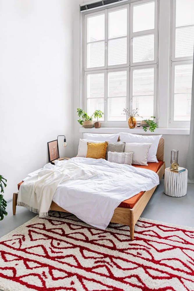 Kremowy pled z domieszką bawełny Euromant Basics, 140x180 cm