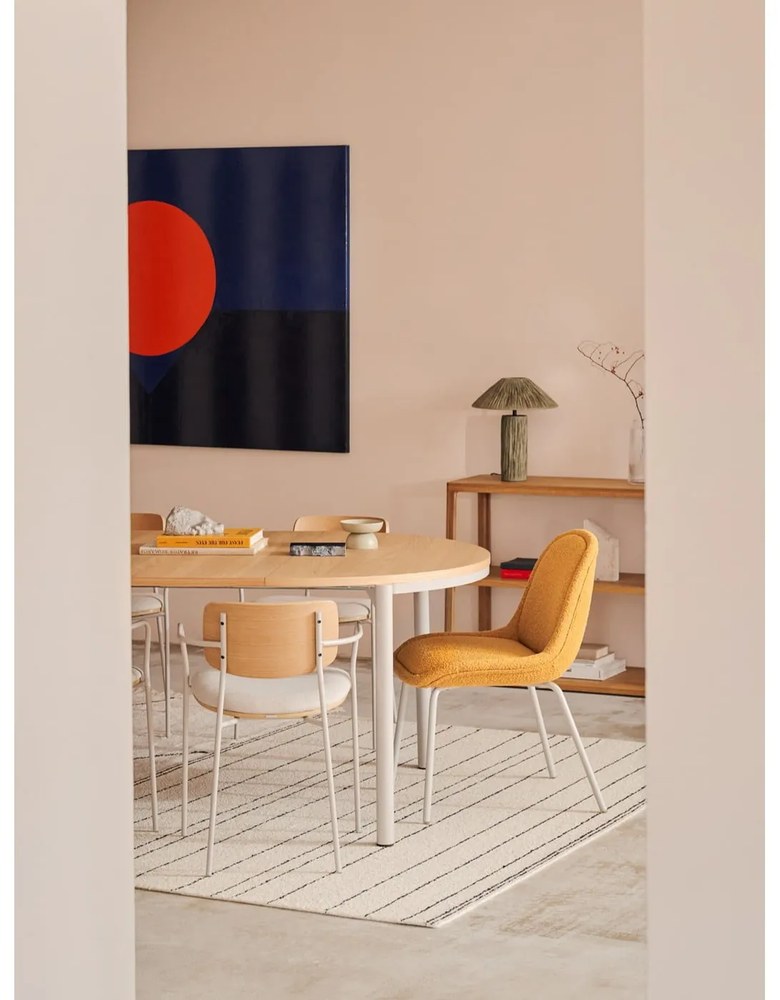 Beżowe krzesła zestaw 4 szt. Maureen – Kave Home