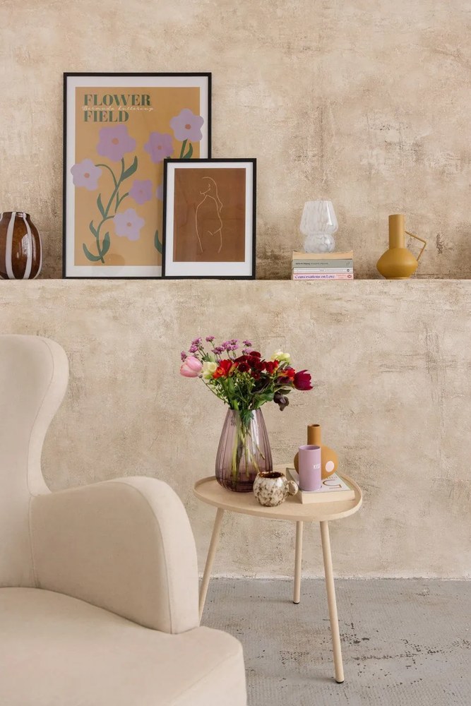 Brązowy szklany wazon Mayah – Bloomingville