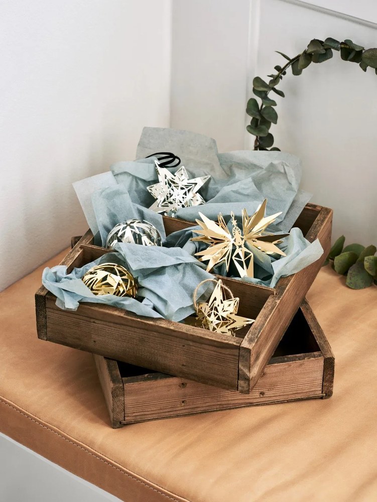 Wisząca dekoracja świąteczna w kolorze srebra Kähler Design