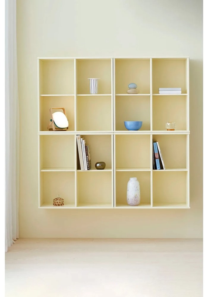 Jasnożółty regał wiszący 70x70 cm Mistral – Hammel Furniture