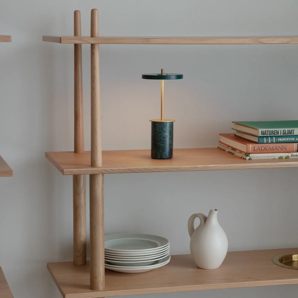 Modułowy regał w dekorze dębu 110x148 cm Stories – UMAGE