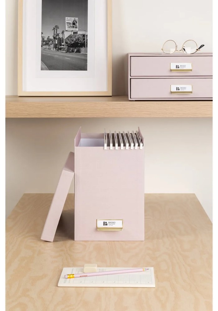 Kartonowy organizer z szufladką Birger Restore Paper Laminate – Bigso