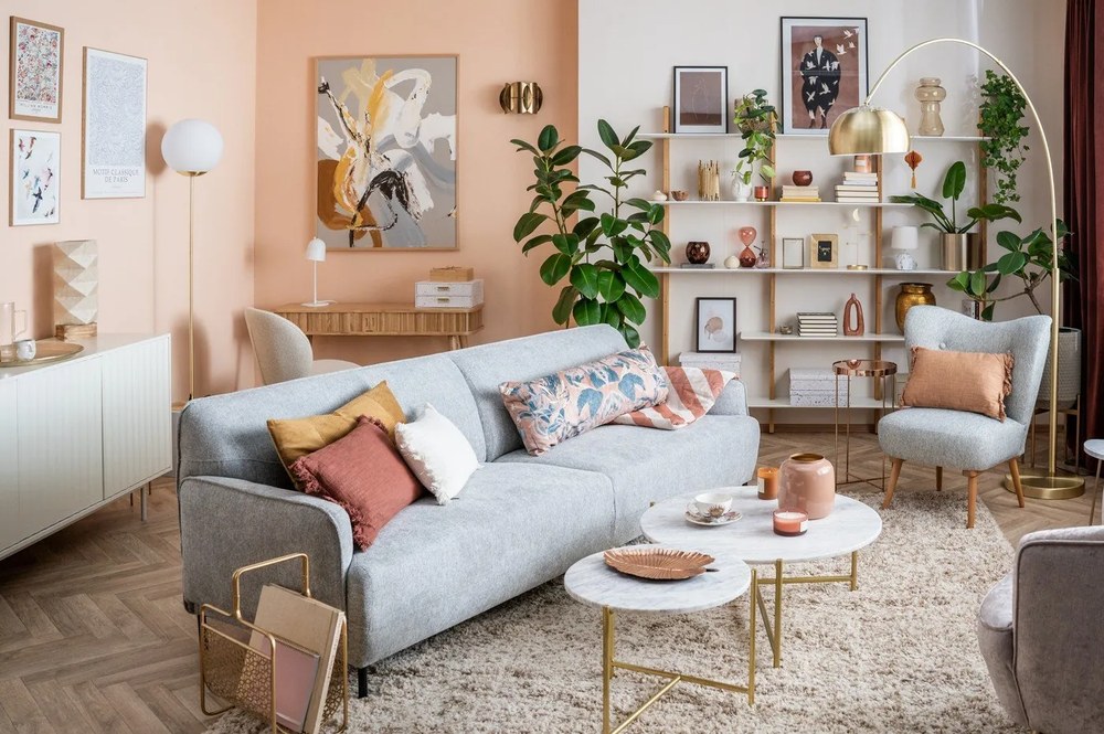 Poduszka dekoracyjna 50x30 cm Cotton Slub Solid – Tiseco Home Studio