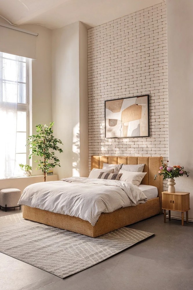 Kremowy kamionkowy wazon (wysokość 26,5 cm) – House Nordic