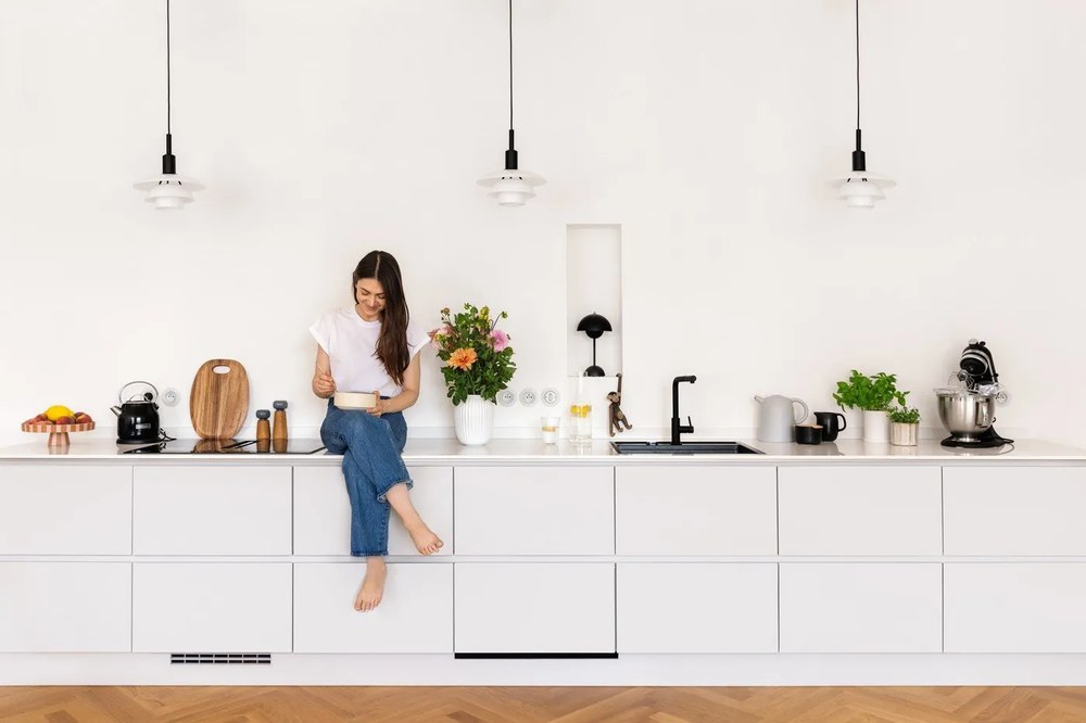 Figurka z litego drewna Kay Bojesen Denmark Monkey Teak