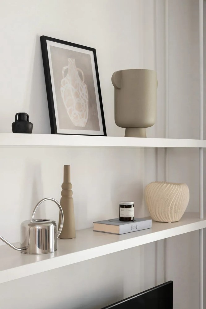 Beżowy kamionkowy wazon Bloomingville Isolde, wys. 28,5 cm