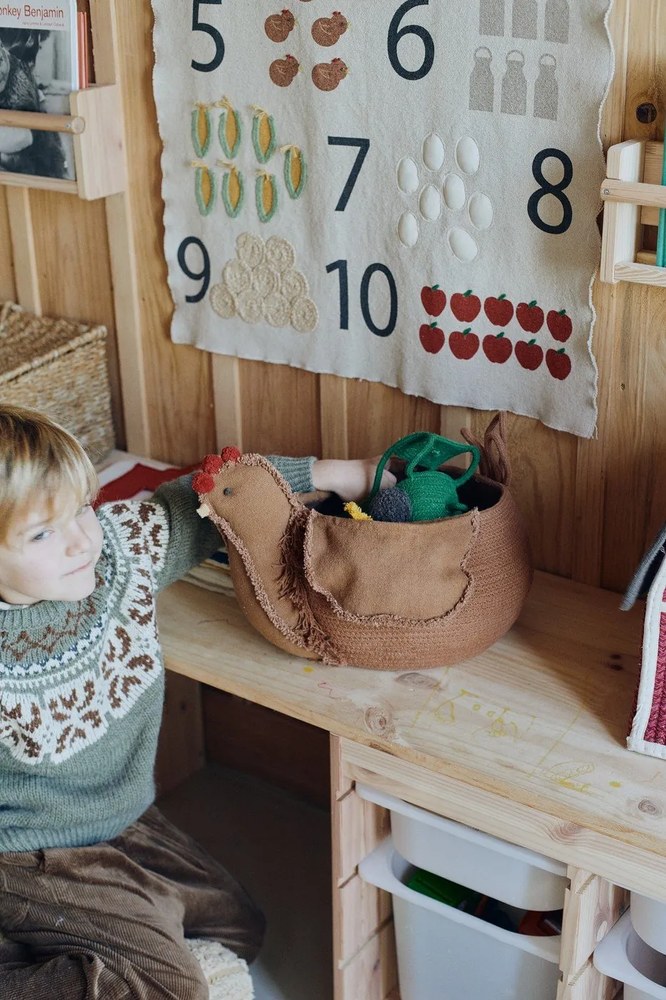 Dziecięca dekoracja ścienna Farm Numbers – Lorena Canals