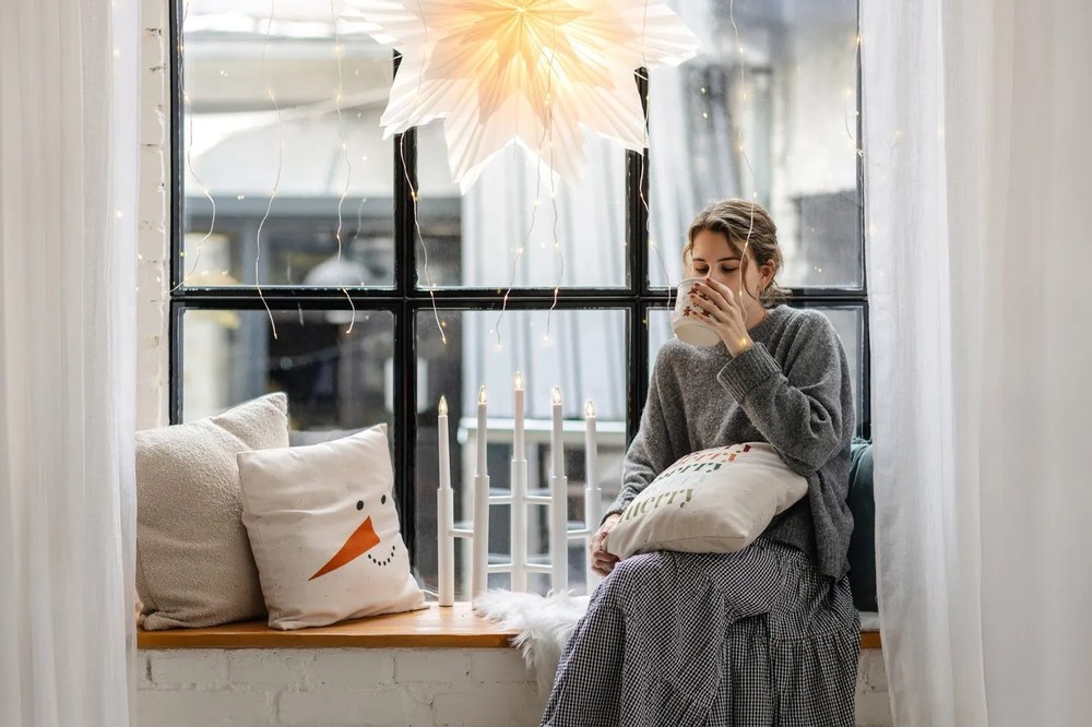 Biała dekoracja świetlna Neela – Markslöjd