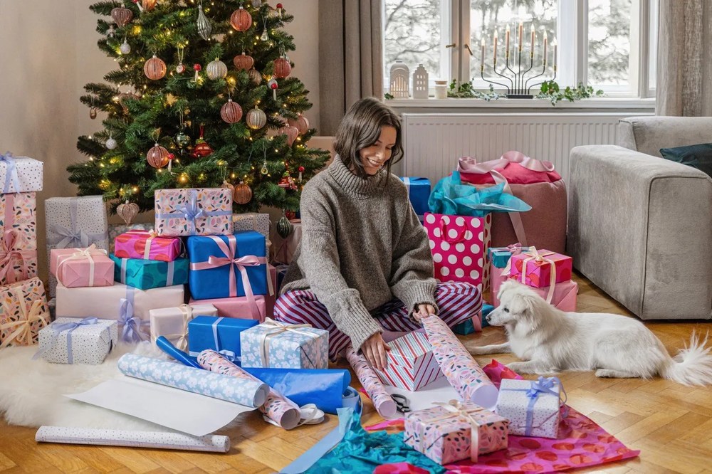 Czarna świąteczna dekoracja świetlna Brosa – Markslöjd