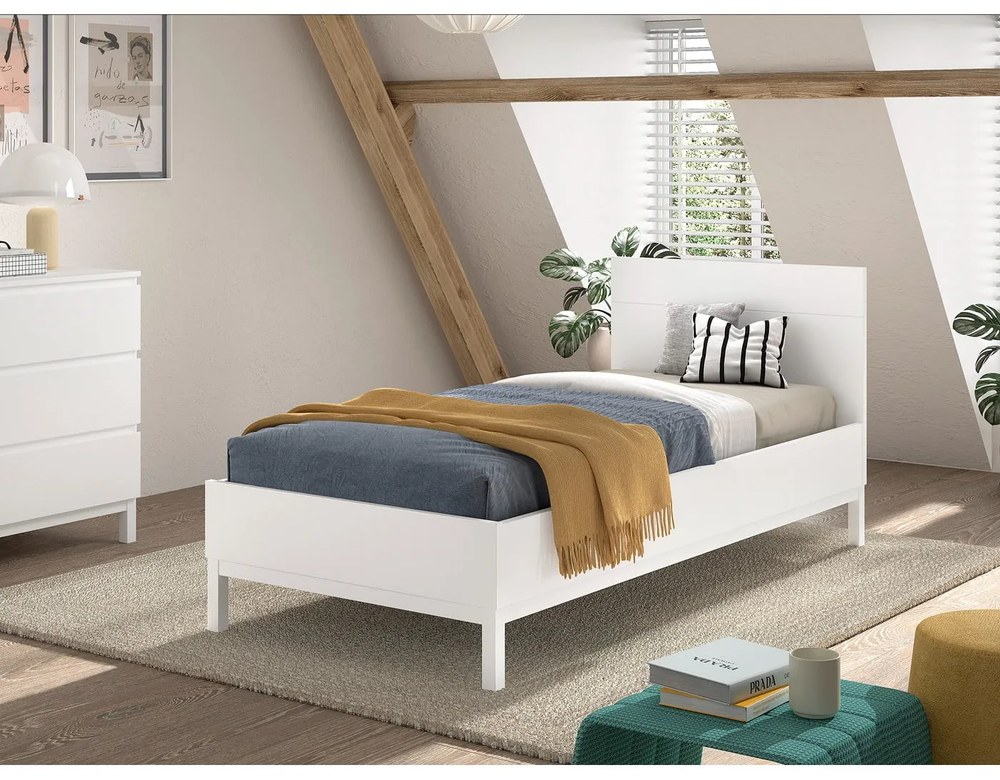 Biała komoda dziecięca 99x89x57 cm Eva – Vipack