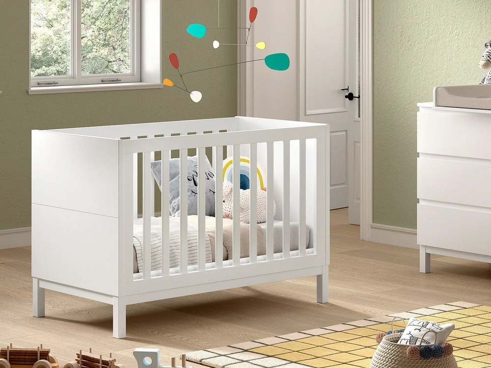 Biała komoda dziecięca 99x89x57 cm Eva – Vipack