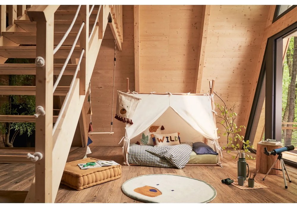 Naturalne łóżko dziecięce 70x140 cm Maralis Teepee – Kave Home