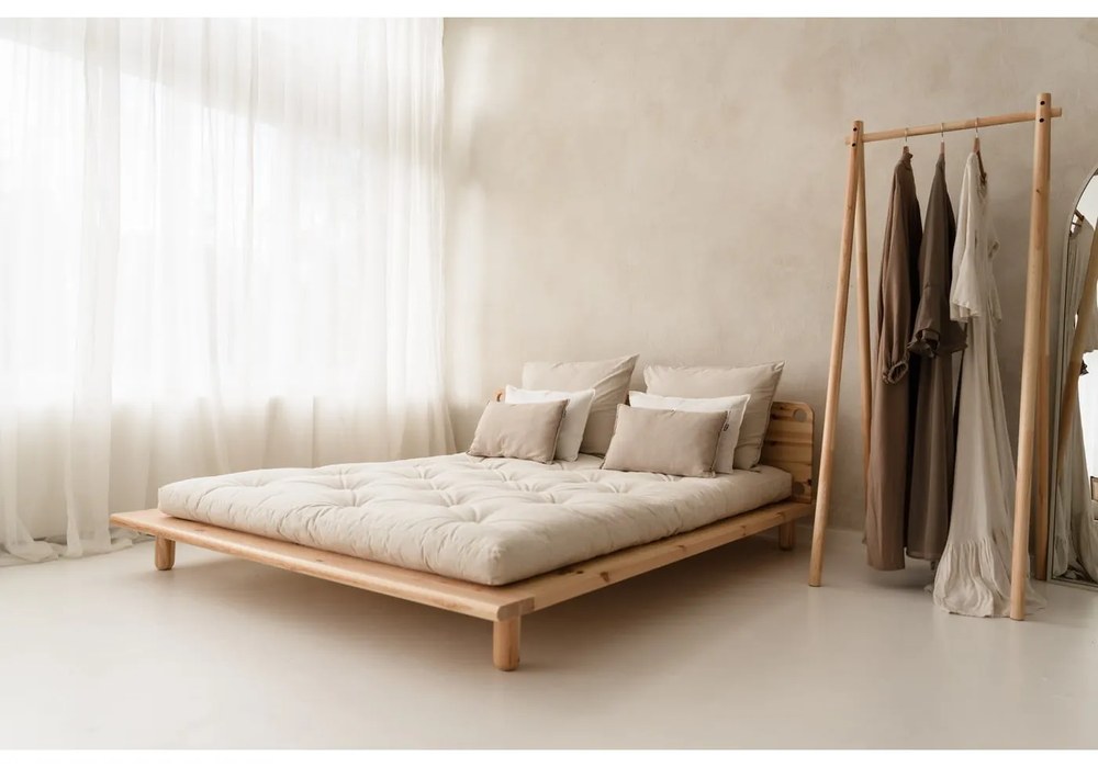 Wieszak z drewna sosnowego Karup Design Hongi Natural