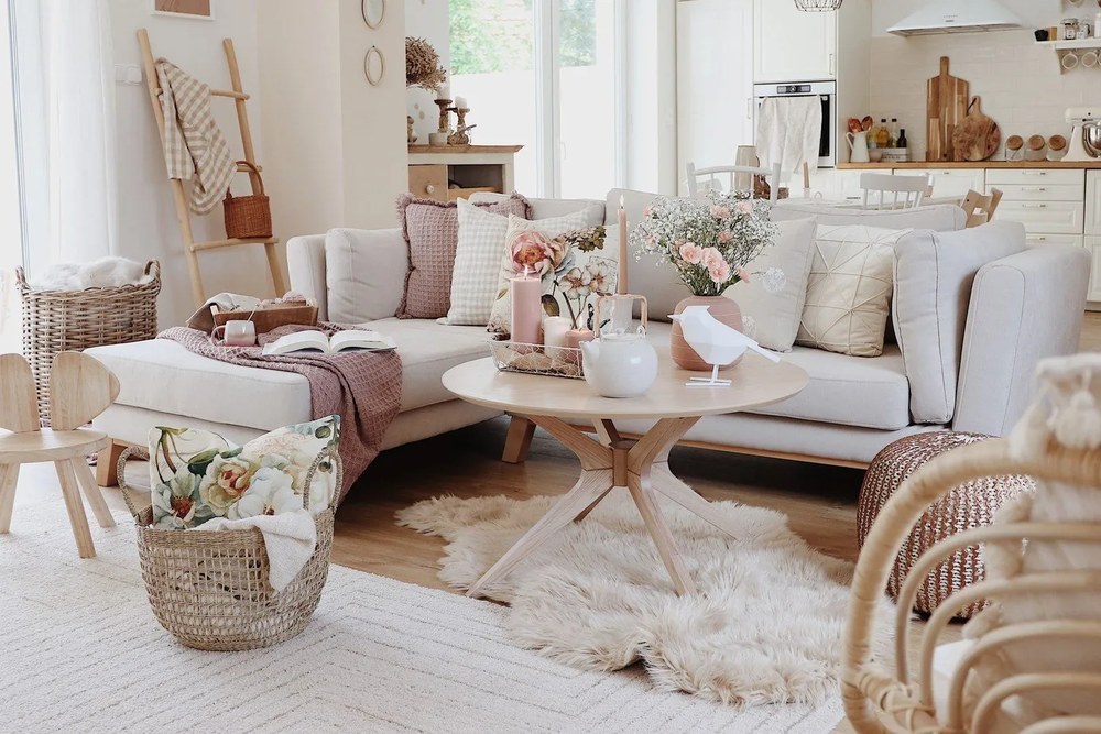 Zestaw 2 koszyków rattanowych House Nordic Indo