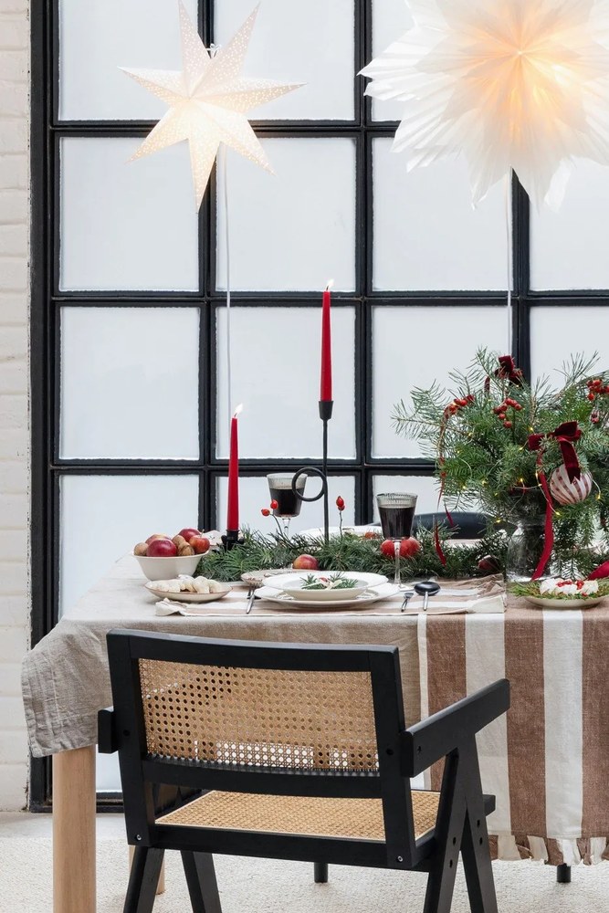 Lniany obrus ø 180 cm – Linen Tales