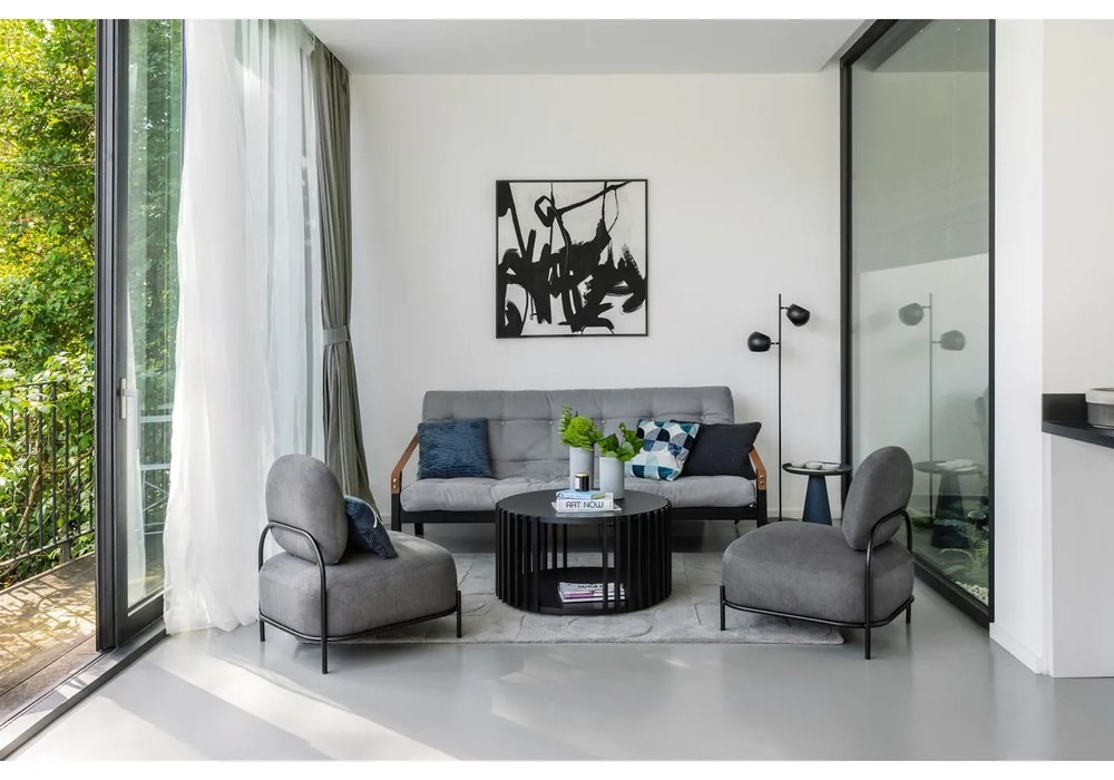 Ręcznie malowany obraz 100x100 cm Playblack 1 – Malerifabrikken