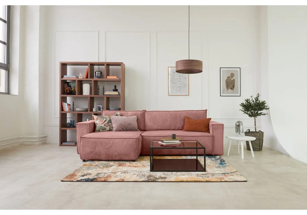 Brązowy regał w dekorze orzecha 150x198 cm Berlin – TemaHome