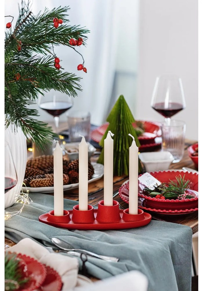 Biały kamionkowy wazon Kähler Design Hammershoi, wys. 25 cm