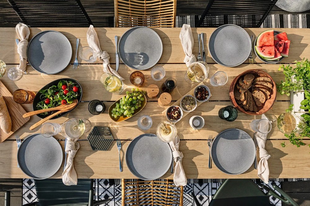 Szara podstawka pod naczynia gorące Hexagon